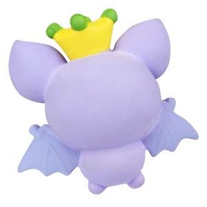 Jouet mignon en mousse PU en forme de chauve-souris avec couronne et nœud papillon, figurine de personnage de dessin animé à collectionner - Product Image 2