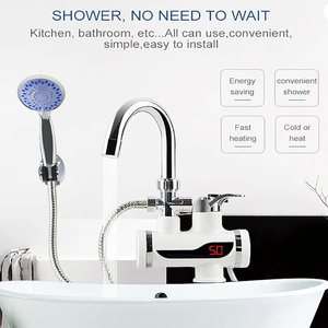 <span class=keywords><strong>Prix</strong></span> de gros Chauffage électrique instantané Évier Mélangeur Robinets de chauffage de l'<span class=keywords><strong>eau</strong></span> avec douche Robinet de cuisine - Product Image 2