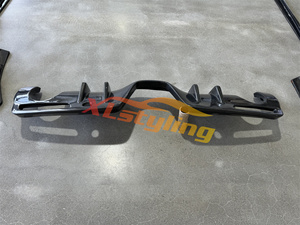 Car facelift bumper auto for Toyota Supra Mk5 A90 A91 kit wet carbon fiber front lip splitter rear <strong>diffusr</strong> spoiler - Product Image 6