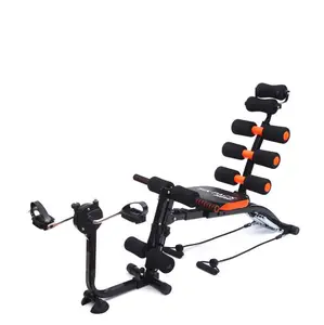 Professional Six Power Gym Multi Function Abdomen Machine 6 In 1 Fitness Equipment Gym Abdominal Muscle Trainer Bench