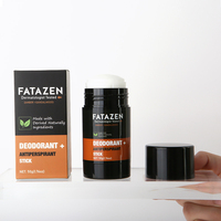 FATAZEN Grossiste Déodorant Antitranspirant Solide Corporel Naturel Végétalien, Baume Anti-Odeur Sueur Santal et Ambre