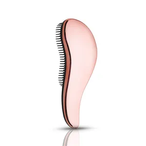 Cheap personalized brush hair Plastic handle comb wholesale massage brush hair custom logo detangling hair brush