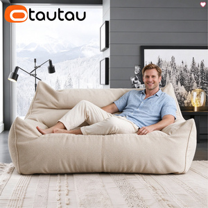 OTAUTAU <span class=keywords><strong>2</strong></span>-zits zitzakhoes SF182 Soft Waffle Geen vulling inbegrepen. U moet de vulling zelf kopen. - Product Image 4