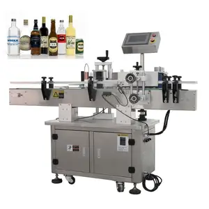 Groothandel Ronde Fles Etiketteermachine Semi-Automatische Sule Fles Label Applicator Machine