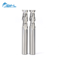 Fraise à double dent en carbure monobloc BFL pour aluminium, fraise CNC pour découpe de profilés en alliage