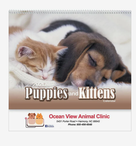 Calendarios <span class=keywords><strong>de</strong></span> Pared Espirales Personalizados con Logotipo, Regalo Promocional para Cachorros y Gatitos 2027, Venta al Por Mayor Premium - Product Image 4