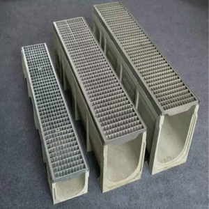 Grille de drainage en acier pour extérieur, résistante à la corrosion, en résine, pour moule à béton, drain en U, couvercle de tranchée personnalisé, pour allée - Product Image 6