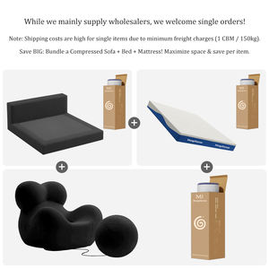 كنبة مفردة عالية الجودة قابلة للإمالة من القماش الناعم بتصميم عصري مزودة بصندوق وأذرع Mamas، أثاث صالة من إسفنج عالي الكثافة مضغوط بتفريغ الهواء - Product Image 4