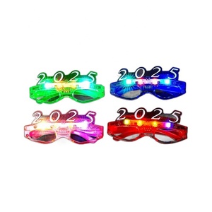Gafas LED 2025 que Brillan en la Oscuridad, Artículos de Fiesta para Niños y Adultos, Barras Luminosas, Gafas con Luz para Año Nuevo y Navidad - Product Image 4