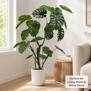 Albero Artificiale di Monstera HGA 200cm, Pianta Finta da Interno Grande, Decorazione Tropicale Personalizzabile OEM - Product Image 1