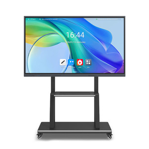 Pantalla plana interactiva todo en uno hiseeview de 55-110 pulgadas con pantalla táctil capacitiva, pizarra digital para enseñanza y videoconferencias - Product Image 1