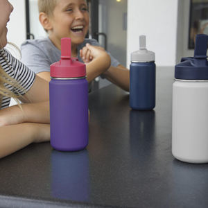 Gobelet isotherme en acier inoxydable personnalisé avec logo, paille et infuseur, idéal pour le bureau et les voyages en voiture - Product Image 6