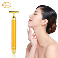 Masseur facial électrique portable pour usage domestique, rouleau de jade vibrant Gua Sha, barre énergétique de beauté pour salon, appareil de massage personnel pour le corps