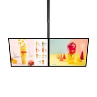 Papan Iklan Kotak Lampu LED Ultra Tipis Super Slim A4 A3 A2 A1 dengan Bingkai Poster Gambar Snap, Pabrik