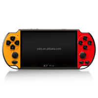 X7 Plus 5.1 pouces écran lecteur portable 8 Go Console de jeu vidéo portable Console de jeu portable avec jeux intégrés