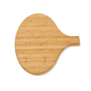 Bamboo Cutting Board Round With Handle For Serving And Cooking - Product Image 3