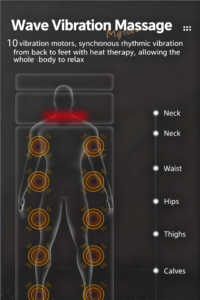 <span class=keywords><strong>2026</strong></span> Top Verkoop Volledige Lichaamsverzorging Massagemat Nekmassage Vibratie Warmtetherapie Voetmassage - Lichaamsverzorging Massagetafel Matras - Product Image 4