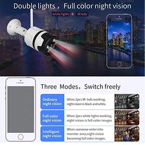 1080P HD WIFI al aire libre cámara <span class=keywords><strong>de</strong></span> vigilancia con Smart Dual luz <span class=keywords><strong>de</strong></span> la noche la visión <span class=keywords><strong>de</strong></span> movimiento <span class=keywords><strong>de</strong></span> dos vías IP66 imperme - Product Image 4