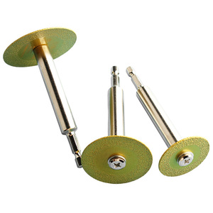 Carbide Fiber Sanding Discs Green Extended Hex Shank For Tile Grouting <b>Stone</b> Carving Diamond Abrasive Electric Drill - Product Image 1