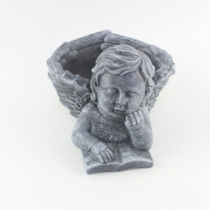 Priez ange jardin Art Vase Sculpture fleur Vase fleur Pot plantes pour la maison pour parc - Product Image 1