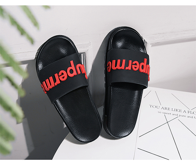 Great Shoes beach flat slide slipper, new design personalized slides, high quality air cushion slippers