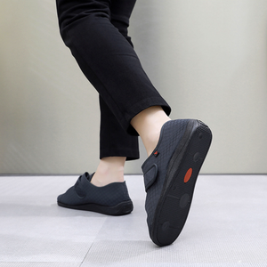 Chaussures de marche OEM/ODM pour hommes et femmes, à bout large, pour diabétiques, avec bande auto-agrippante large, chaussures décontractées pour mères - Product Image 5