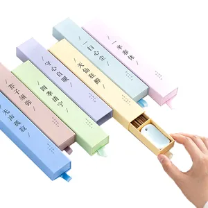 Décor à la maison noël 2023 coffret cadeau Style japonais bâton d'encens personnalisé mélange parfums bâton d'encens naturel et porte-encens