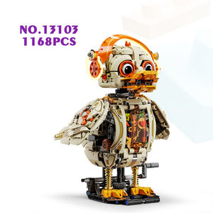 MJI 13103 Modèle de blocs à petites particules, Canard mécanique, Ensemble de jouets de construction en plastique créatif et éducatif, Vente en gros - Product Image 1