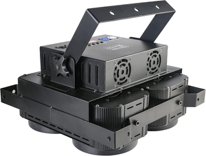 Công suất cao <span class=keywords><strong>4</strong></span> Mắt <span class=keywords><strong>100W</strong></span> đôi màu trắng ấm <span class=keywords><strong>LED</strong></span> COB mệnh ánh sáng blinder ma trận ánh sáng không thấm nước <span class=keywords><strong>LED</strong></span> blinder ánh sáng - Product Image 4