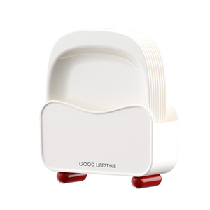 Good Lifestyle <b>Plastic</b> Spitting Plate Set 4 Pack White For Dining <b>Table</b> Snack Storage - Product Image 5