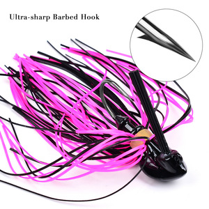 เหยื่อปลอมสำหรับผู้ชายที่มีเคราตะขอตะกั่วนำ7g10g14g ด้านล่างแบบแขวนได้เหยื่อล่อแบบน้ำจืด - Product Image 1