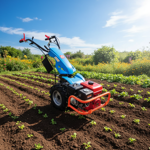 Mini Motocultor de Gasolina con Transmisión de Doble Correa para Cultivo y Arado de Tierras Agrícolas - Product Image 3