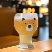 400ML nordique usine verre à boire bar Table Ware ours verre tasse Sublimation whisky bière personnalisé tasse Panda tasse
