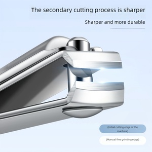 Wholesale Stainless Steel Manicure Tools Dead Skin <b>Scissors</b> and <b>Nail</b> Clippers with Sharp Tip Custom Logo Suit Set in Box - Product Image 4
