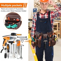 Ceinture à outils en cuir de qualité supérieure pour hommes tablier de travail de constructeur ODM personnalisé pour menuiserie usine encadreurs vêtements de travail