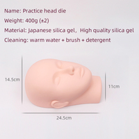 Shinky − modèle pour faux-cils, art de la beauté des yeux, vente en gros, extensions, soin professionnel, en Silicone, formation de tête humaine