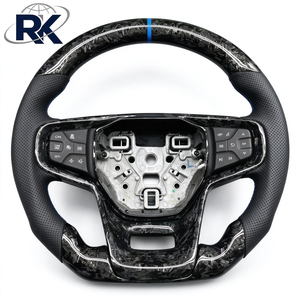Volante de Fibra de Carbono Forjado para <span class=keywords><strong>Ford</strong></span> <span class=keywords><strong>Bronco</strong></span> 2021-2024, Botones con Marcador Rojo, <span class=keywords><strong>Precio</strong></span> Bajo al por Mayor, Directo de Fábrica - Product Image 2