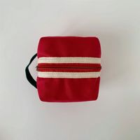 Sac cosmétique en polyester recyclé 600D avec logo personnalisé, fabricant en gros durable, usine OEM, sac à maquillage directement de l'usine