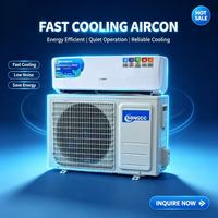 AC Split Dinding Baru 9000BTU Hemat Energi Refrigeran R32 Ramah Lingkungan Tenang & Pemurni Udara