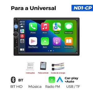 MEKEDE จอติดรถยนต์บราซิล ไม่รวมภาษี จัดส่งฟรี ขนาด 7 นิ้ว MP3 ไร้สาย หน้าจอ <span class=keywords><strong>CP</strong></span> พร้อมพอร์ต BT USB รุ่น 7010B 2 DIN MP5 พร้อม <span class=keywords><strong>CP</strong></span> - Product Image 1