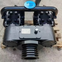 Compresseur d'air sans huile à haute performance, pompe refroidie par air, construction en fonte, capacité d'air de 12 mètres cubes, 380V, industriel