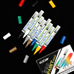 Gxin G-862A una penna per pneumatici multicolore con buone prestazioni a basso flusso di odori senza problemi, comodo pennarello per vernice bianca - Product Image 5