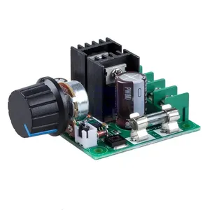 DC 12 -40V 10A PWM DC Motor hız kontrolü anahtarı denetleyici modülü voltaj regülatörü Dimmer /w sigorta döner potansiyometre