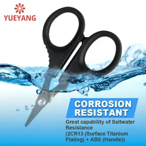 YUEYANG Mini Fishing Braid Scissors Multifunctional Outdoor Braid Scissors Fishing PE Fishing Line Scissors