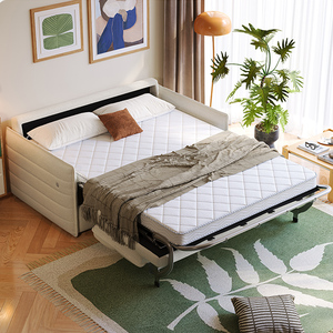 Canapé-lit carré convertible moderne, pliable et multifonctionnel pour salon et villa - Product Image 3