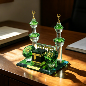 Crystal Ins Style Architectural Model Building Sculpture Room Decor <b>for</b> Office Desk <b>Bookshelf</b> - Product Image 1