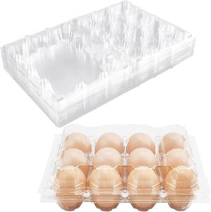 clear egg tray big plastic box storage tray