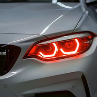 Kontrol Warna RGB SJC Lewat Ponsel untuk BMW Seri 2 F22 F23 M2 F87 2018-2022 Modul LED RGB DRL Plug and Play