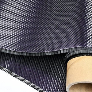 Fil violet et fibre de carbone tissu mélangé 200gsm 3K mode en fibre de carbone pour une utilisation en voiture - Product Image 6