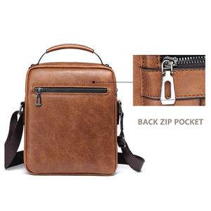 Venta al por mayor bolso mensajero bolsa nueva de moda bolsa de mensaj caliente estilo hombro bolsa de cuero de la pu de los hombres de la moda, bolsos de mensajero, - Product Image 3